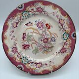 4 Sarreguemines plates, Minton model, 19th century