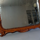 Miroir xixe siècle encadrement bois sculpté 72x54 cm sb