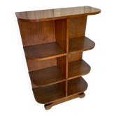 Shelf antique furniture art deco oak wood 1920s 1930s vintage