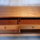 Enfilade scandinave en bois blond et teck