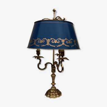 Lamp hot water bottle in bronze louis XV