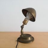 World War 2 WWII portable adjustable brass table lamp 1940s