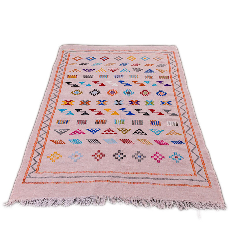 Ethnic Pink Berber Carpet