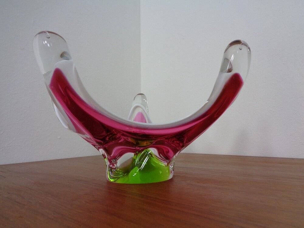 Large Italian bowl in Murano glass, 1960s