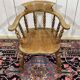 Fauteuil rustique anglais 19ème en orme et hêtre