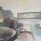 Maurice Bizet aquarelle 1927 signée vue du port de la Madrague (Marseille)