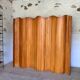 Baumann style vintage wooden slat screen
