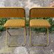 Paire de chaises en velours Lafuma » modèle "Chantazur"