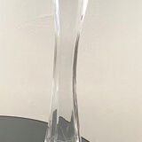 Old candlestick candlestick 1.3 kg bohemian crystal old antique glass