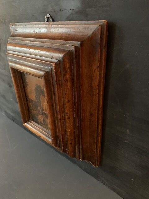 Vintage wooden Huguenot frame