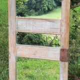 Mirror (3 panels) on door.