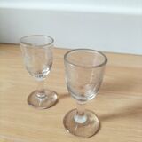 Set of 2 liqueur glasses