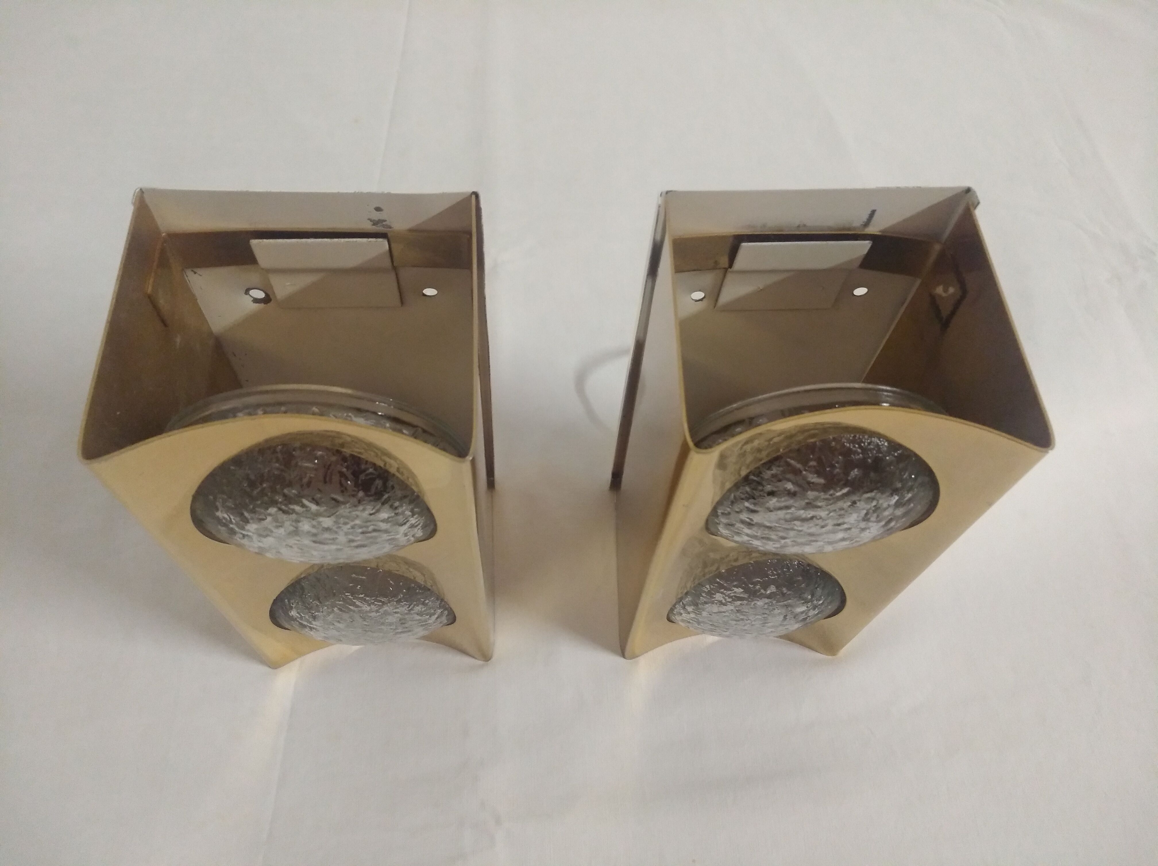 Pair of wall sconce 70s