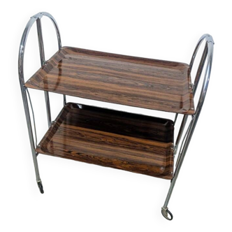 Vintage folding trolley on wheels