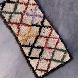 Moroccan carpet azilal colorful - 56 x 120 cm