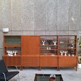 Pair of Scandinavian teak bookcases from the 60s