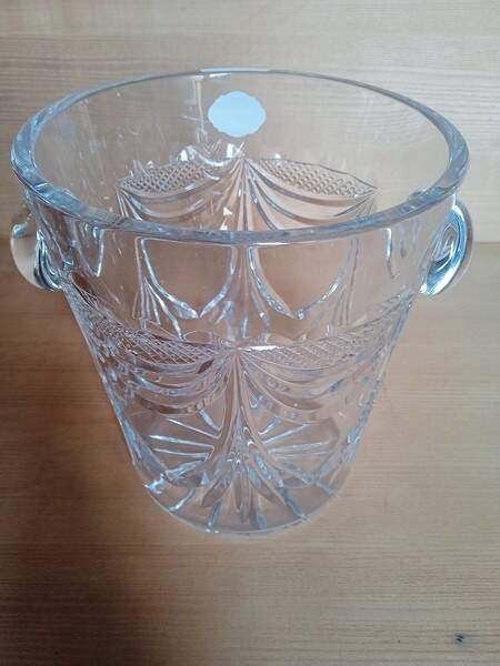 Etzel vintage crystal champagne bucket
