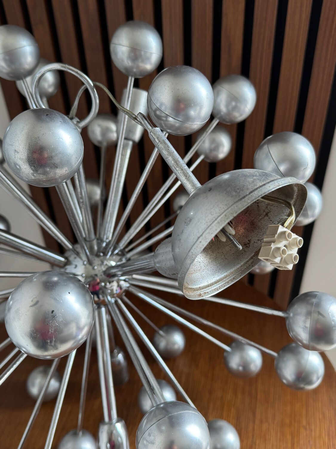 Vintage Space Age Spoutnik pendant light