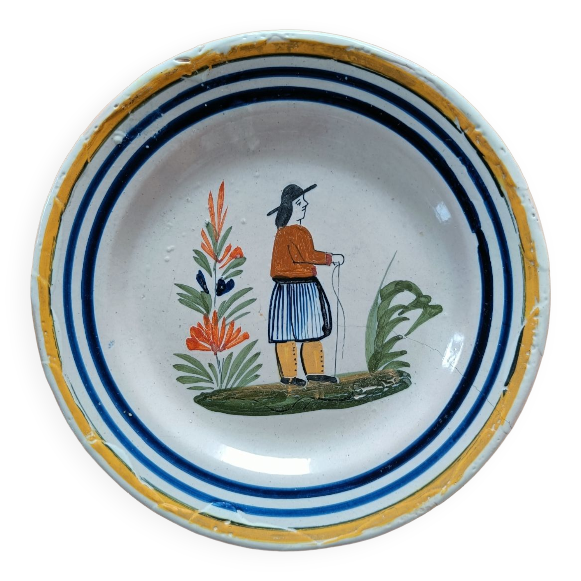 Henriot Quimper plate 127