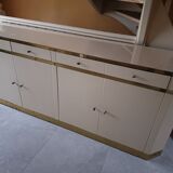 Enfilade with 4 doors signed Jean Claude Mahey