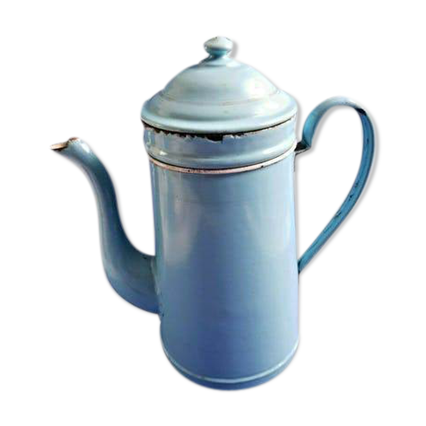 Blue enamelsheet coffee maker