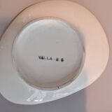 13-piece coffee service in faux wood Granjean Vallauris 1960.