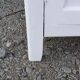 Parisian wardrobe 2 doors 3 shelves white