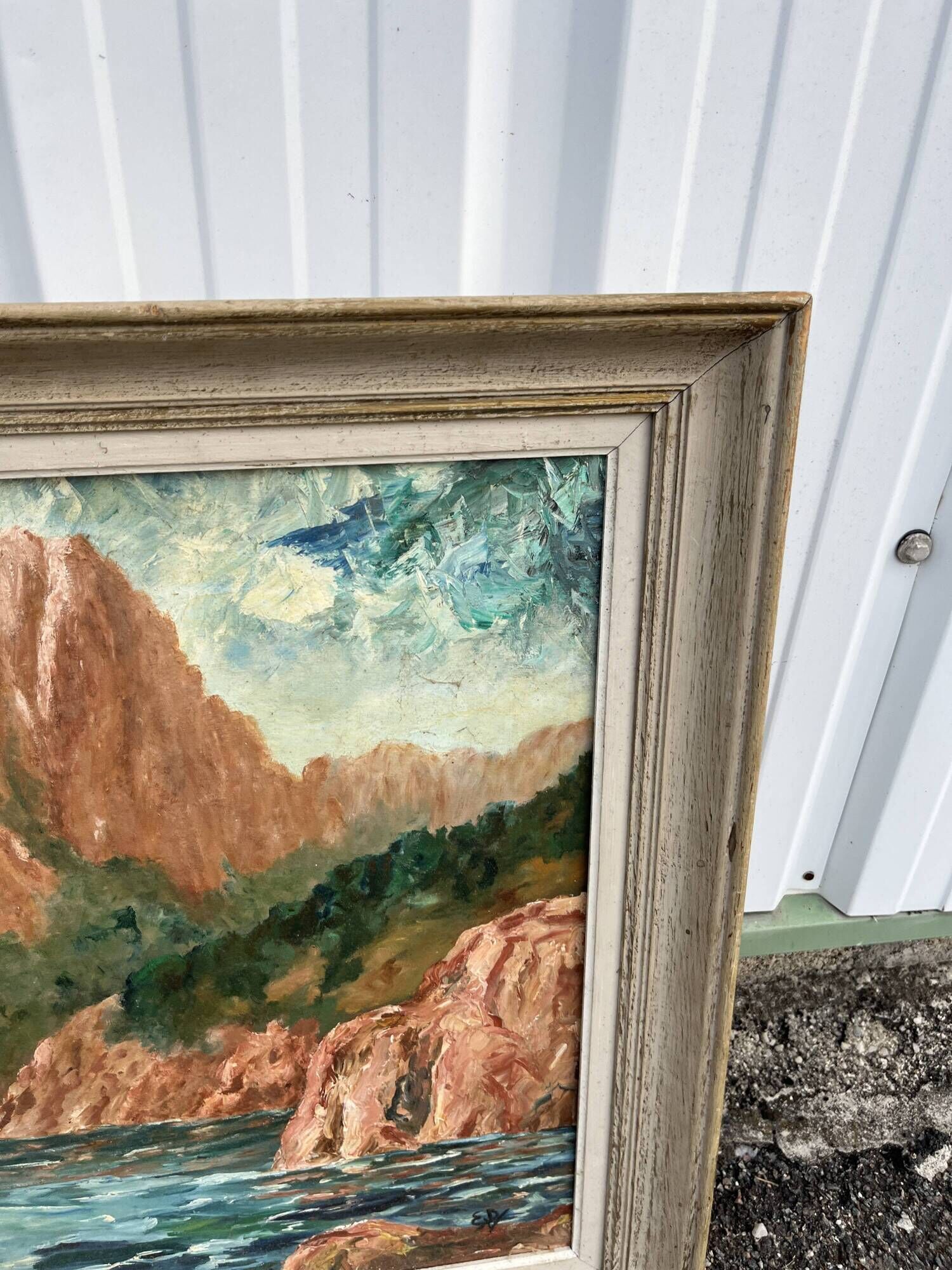 Old Table Oil - Le Cap Roux (Estérel) by Eliette Debru-Viguier -