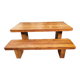 Sedec solid oak table and bench