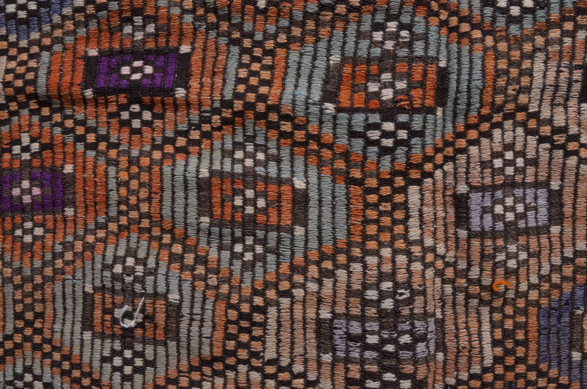 Tapis Kilim multicolore Oushak sku c258