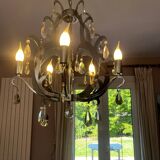 Lustre chromé moderne