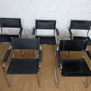 Ensemble de 5 fauteuils style B34 Marcel Breuer
