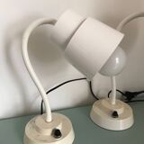 Pair of Jeulin bedside desk lamps