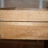 Vintage English bedside wood small format