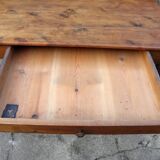 Table de ferme en pin  110 x 61 cm