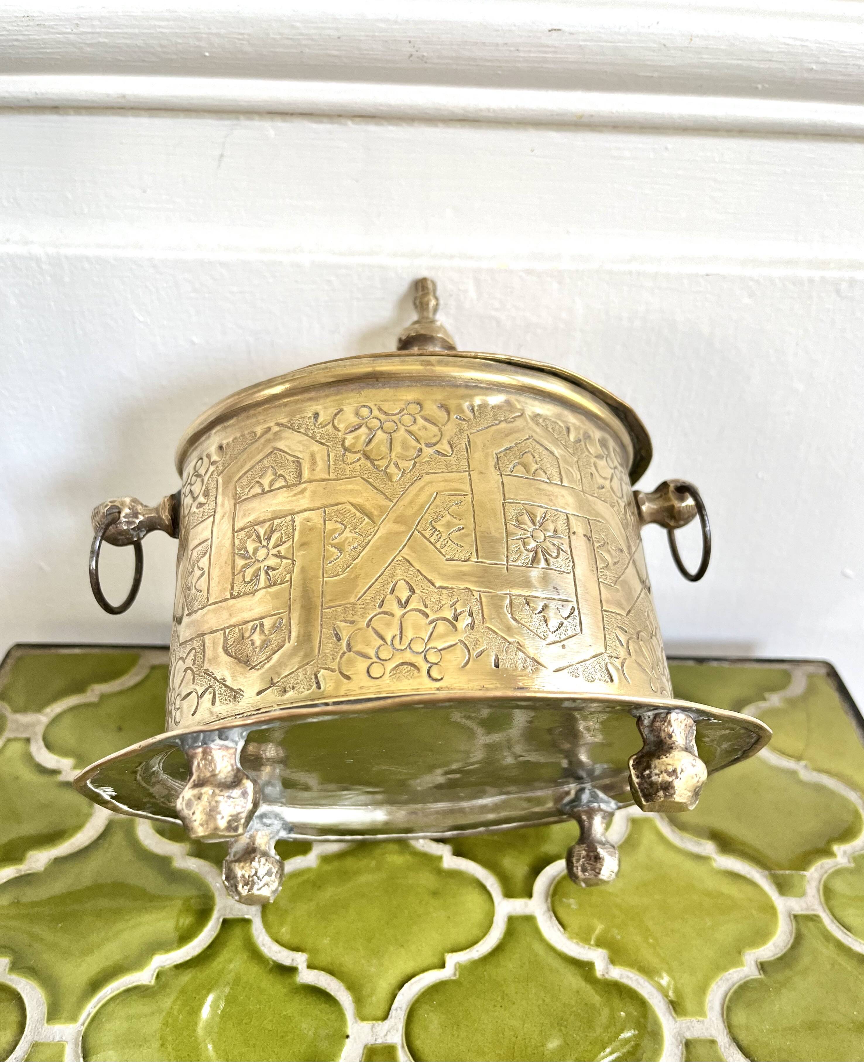 Engraved candy box sugar bowl