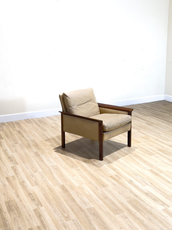 Hans Olsen rosewood chaise longue