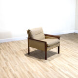 Chaise longue Hans Olsen en palissandre