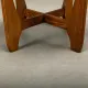 Dutch Art Deco Modernist Amsterdam School side table in Oak