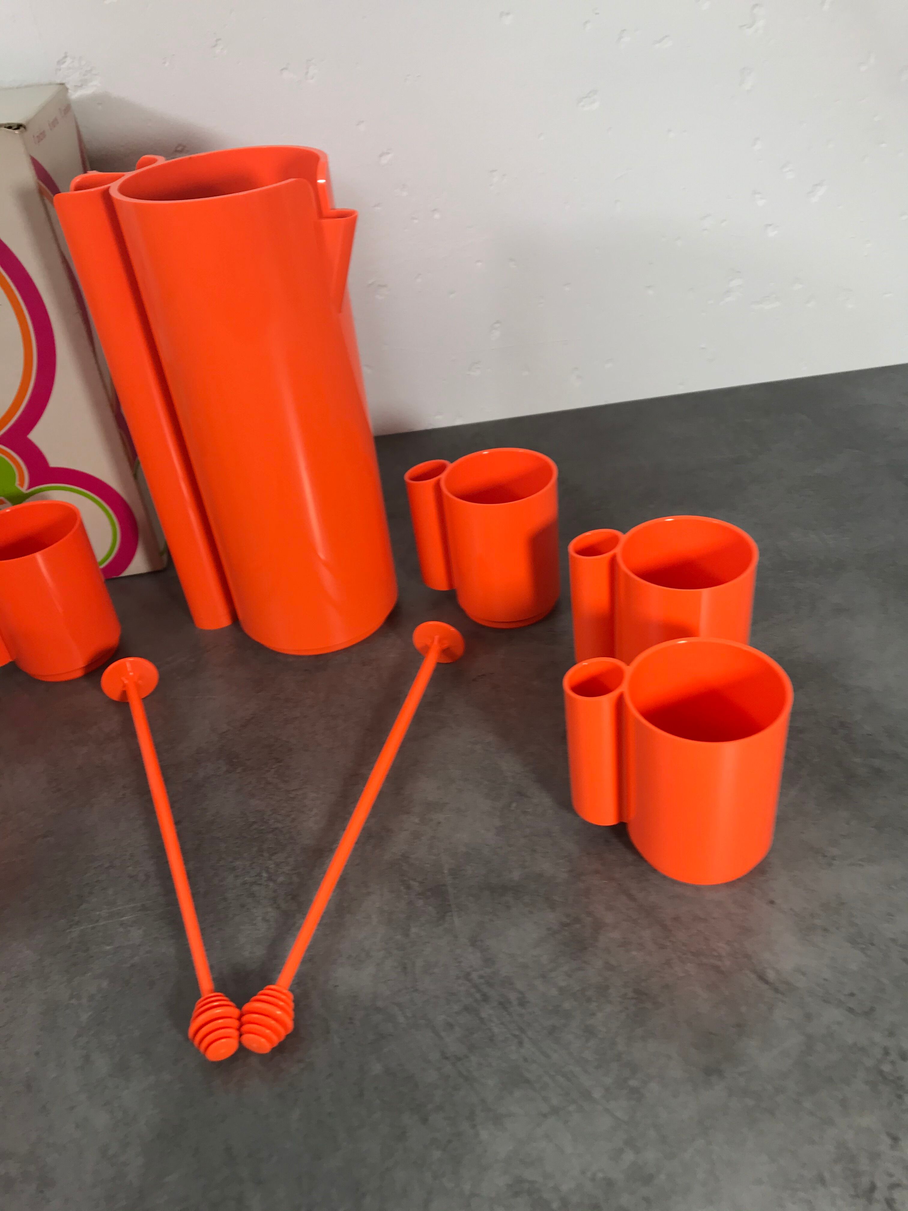 Service for orangeade JP Vitrac