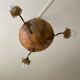 Art deco alabaster pendant light