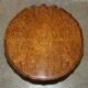 Vintage 1940s Burr Walnut swivel coffee table.