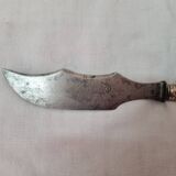 Couteau à beurre, argent,  fin xixeme