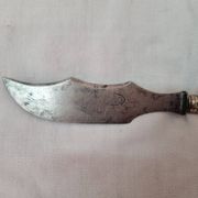 Couteau à beurre, argent,  fin xixeme