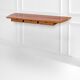 Wall-Mounted Console Table in Wood with Drawers and Brass Handles by Osvaldo Borsani for ABV, 1950s