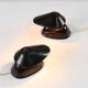 Brown Bakelite Lamps by Bauhaus for ESC Zukov 1930s