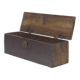 Antique 18th Century Six Plank Spanish Oak Chest