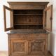 Antique wooden sideboard with marble top