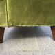 sofa 2 places organic velvet 60s
