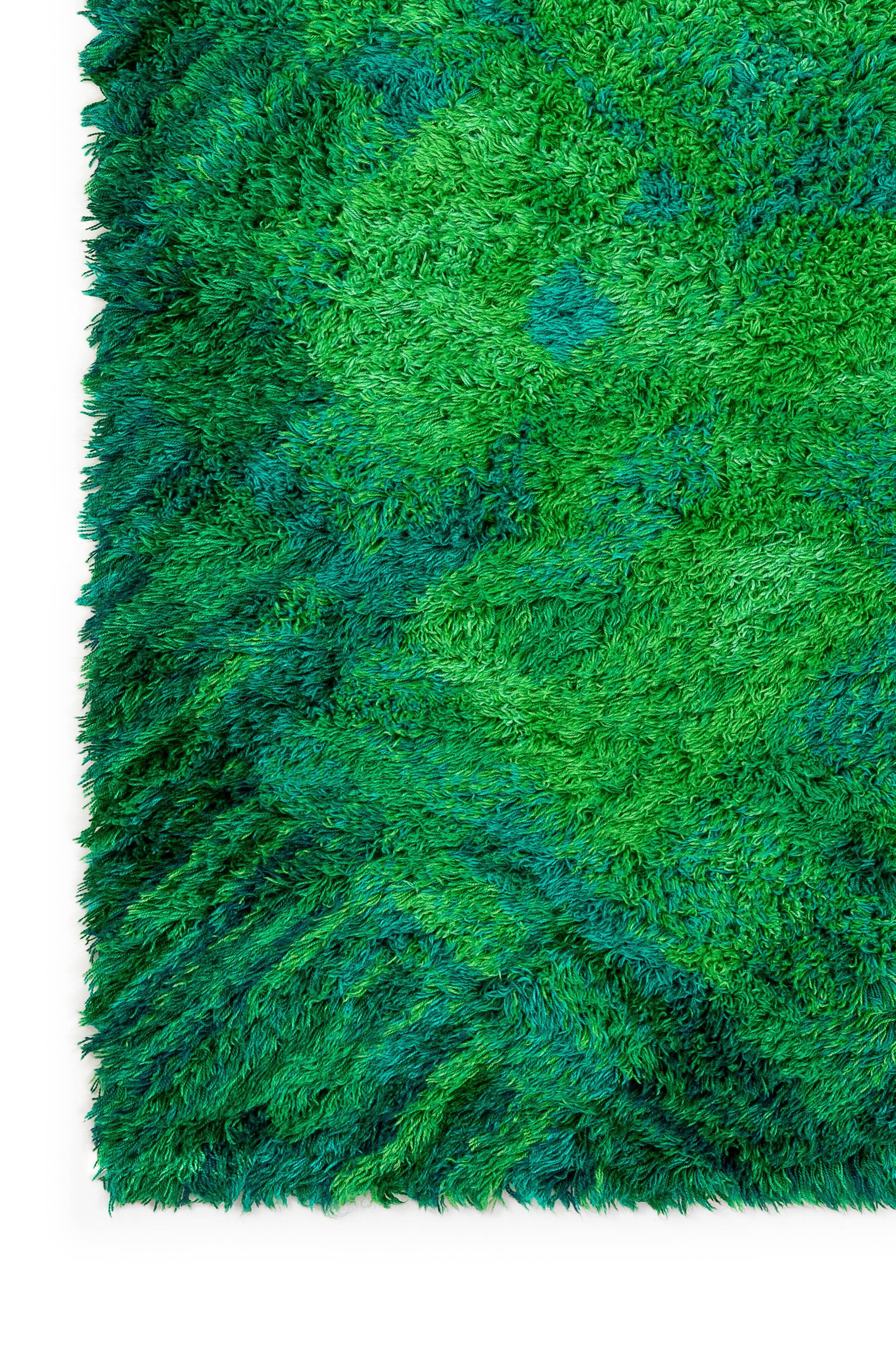 Scandinavian mid-century modern rya rug by Marianne Richter. 200 x 137 cm (79 x 54 in)